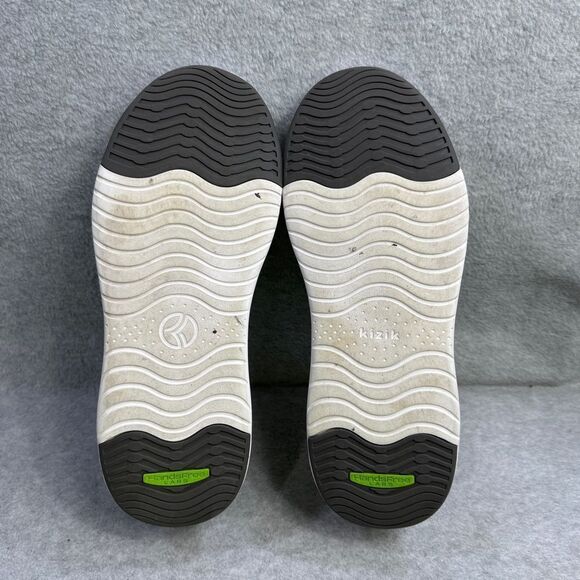 Kizik Shoes Mens Size 10 Wide Athens Grey White Step in Comfort Recovery Sneaker main image 4